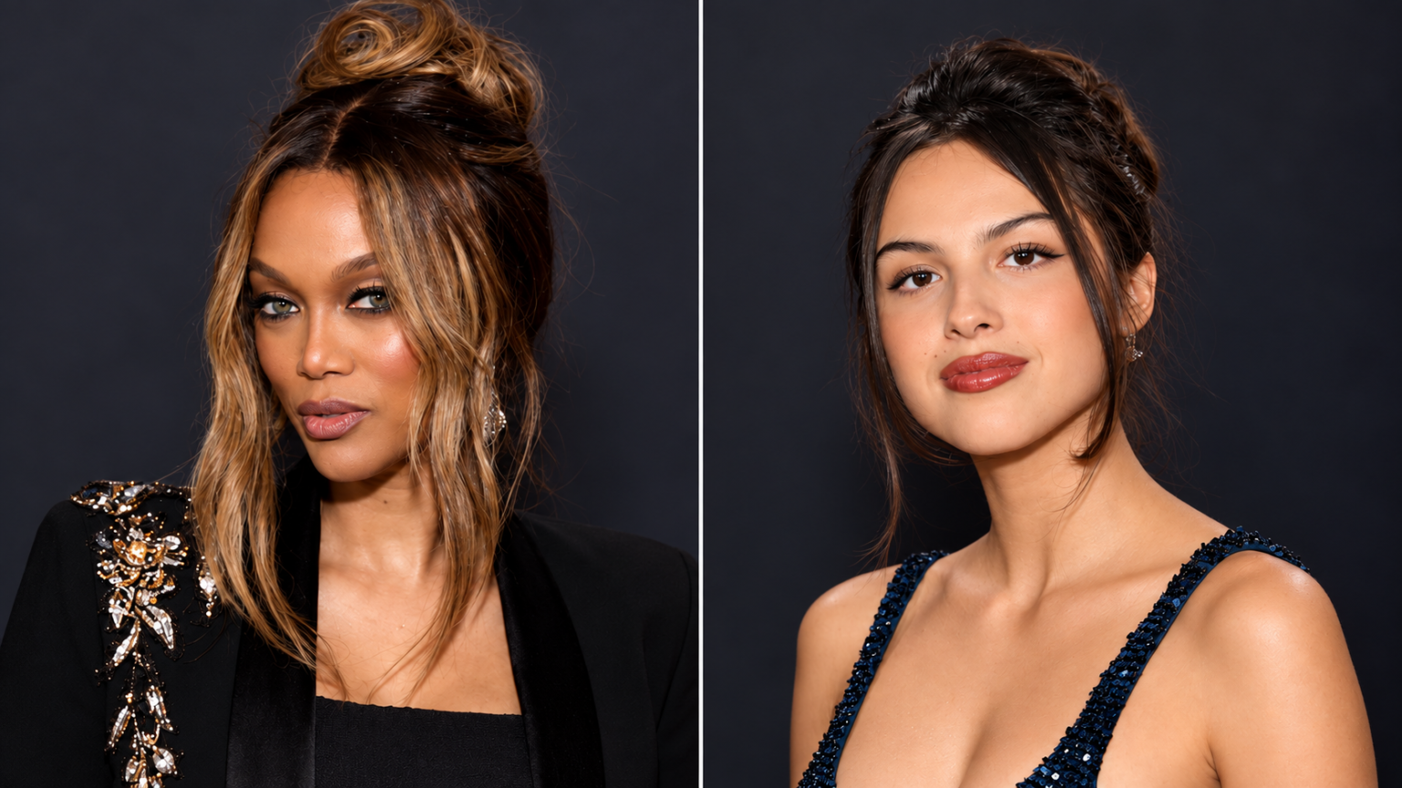 Olivia Rodrigo and Tyra Banks